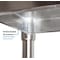 Bk Resources Work Table Stainless Steel With Undershelf, 1.5" Rear Riser 96"Wx24"D VTTR-9624 - alternate 3